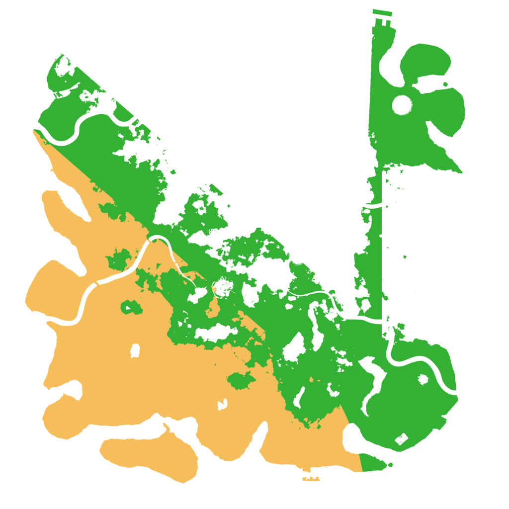 Biome Rust Map: Procedural Map, Size: 4520, Seed: 453237599