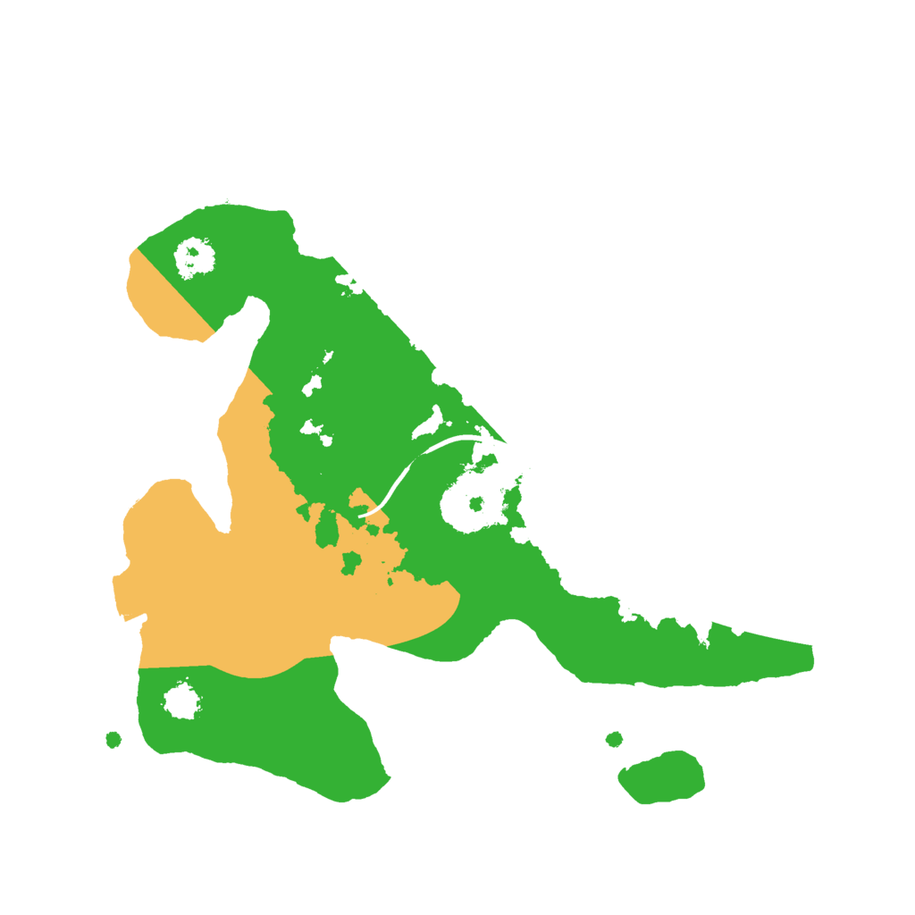 Biome Rust Map: Procedural Map, Size: 2300, Seed: 1885245089