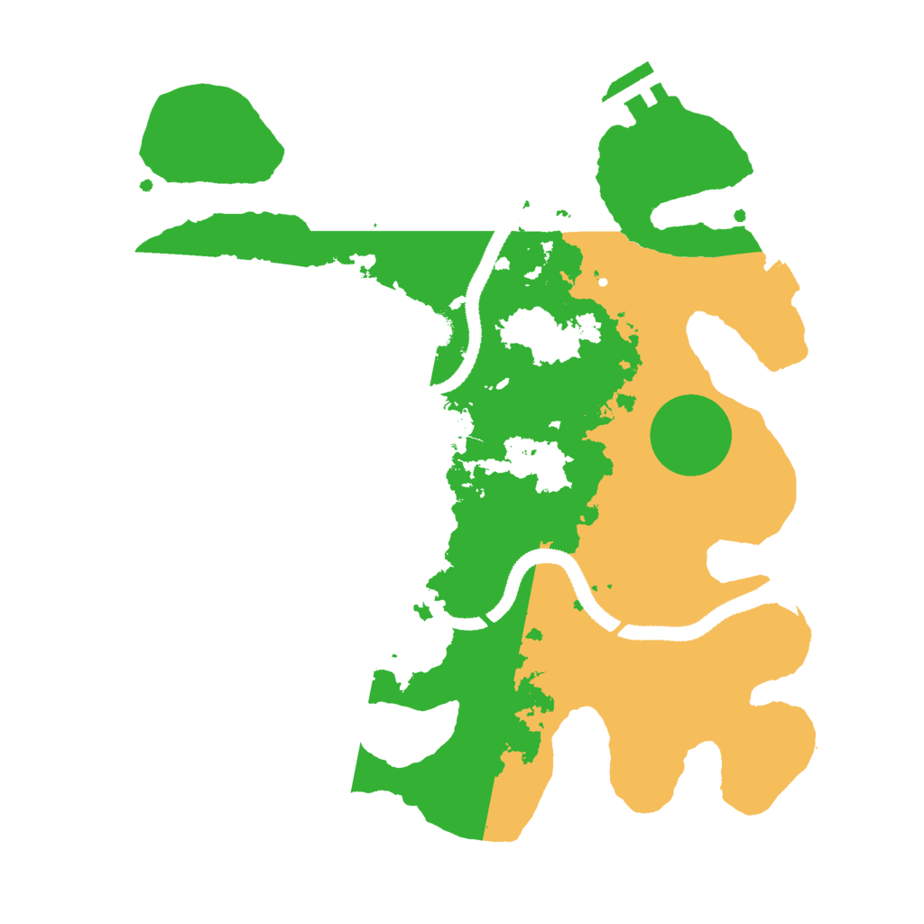Biome Rust Map: Procedural Map, Size: 3000, Seed: 867766683