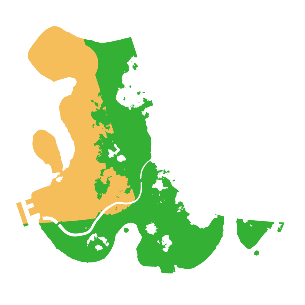 Biome Rust Map: Procedural Map, Size: 2500, Seed: 1132612801