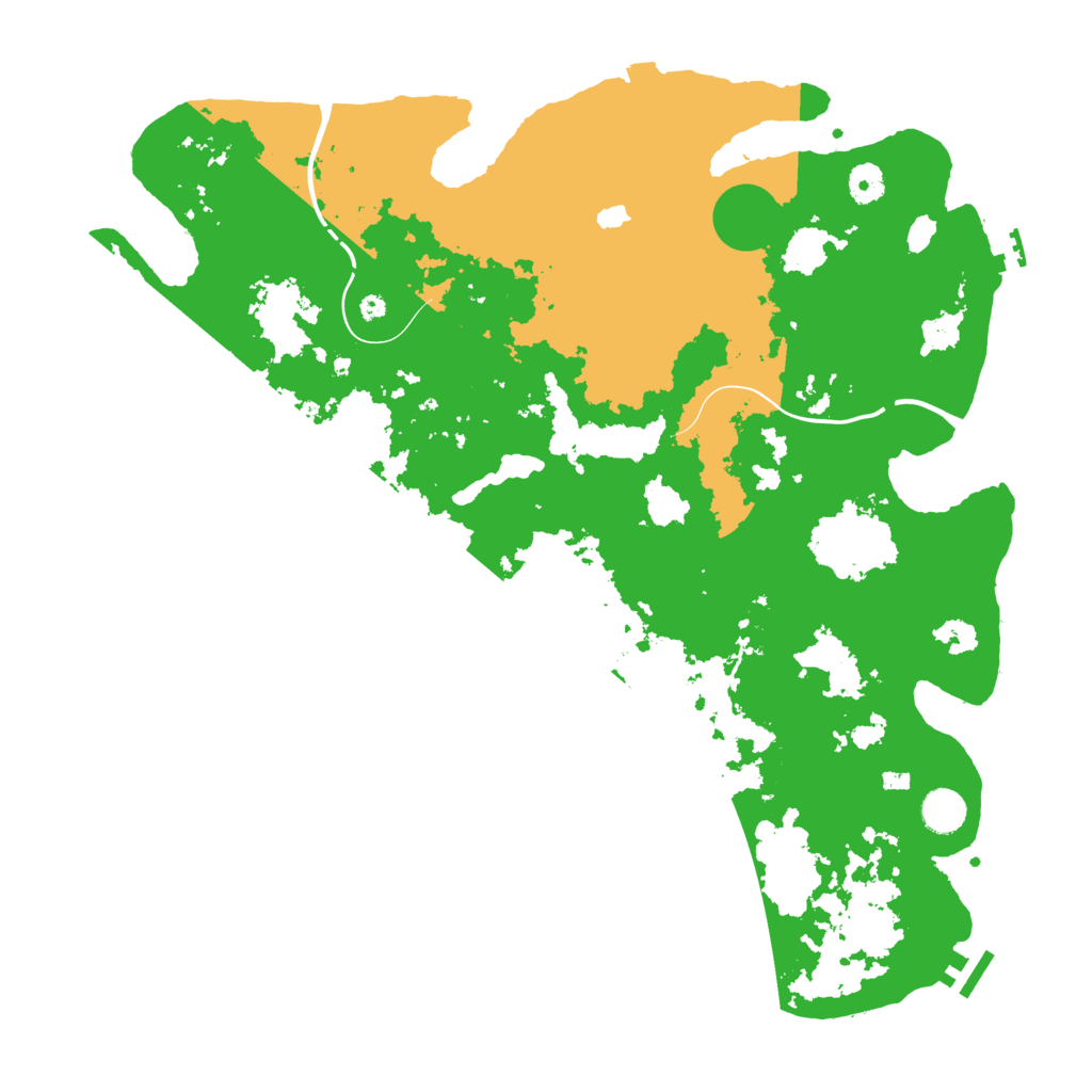 Biome Rust Map: Procedural Map, Size: 4300, Seed: 513228