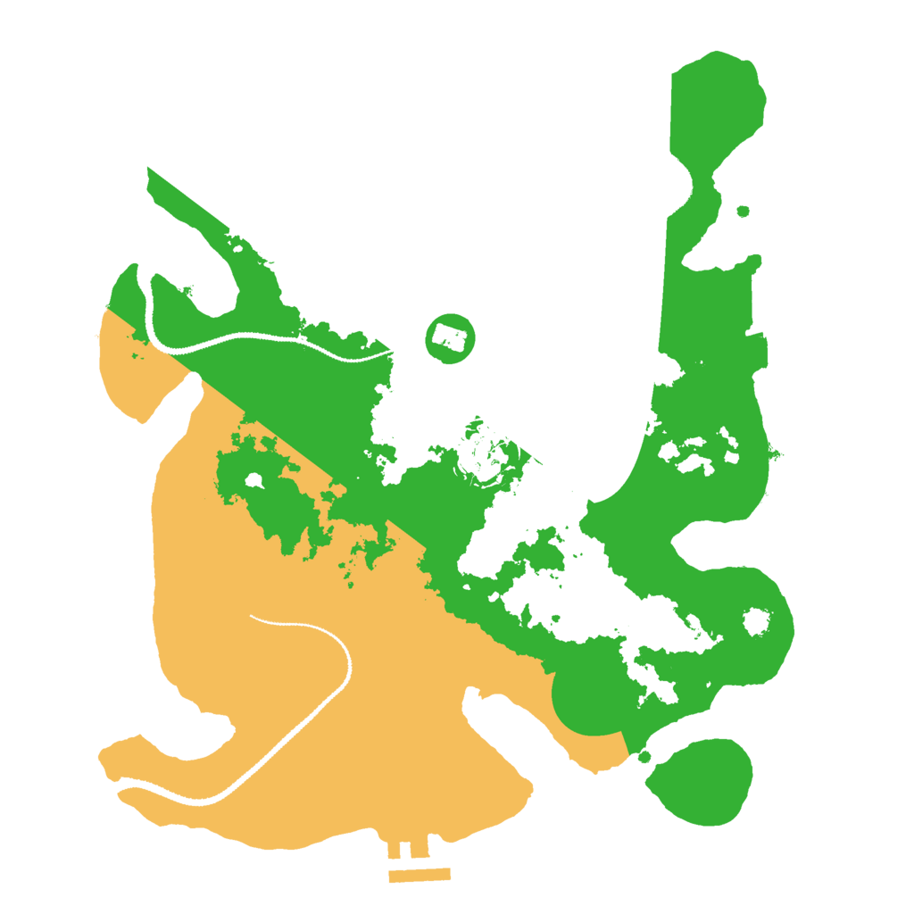 Biome Rust Map: Procedural Map, Size: 3000, Seed: 5842