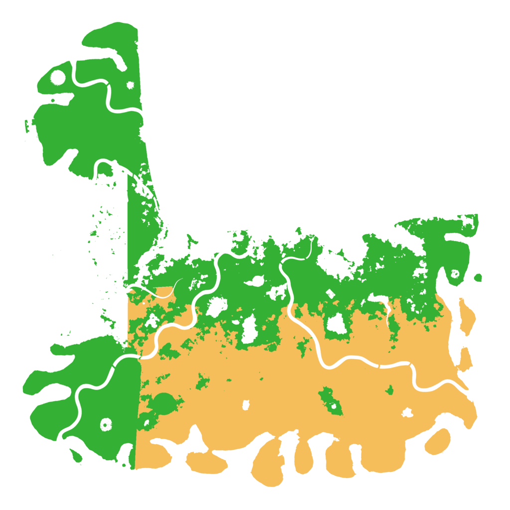 Biome Rust Map: Procedural Map, Size: 6000, Seed: 89921