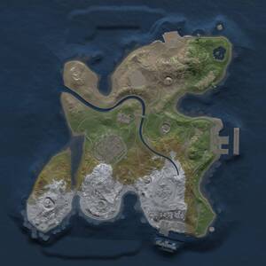 Thumbnail Rust Map: Procedural Map, Size: 2000, Seed: 394558778, 6 Monuments