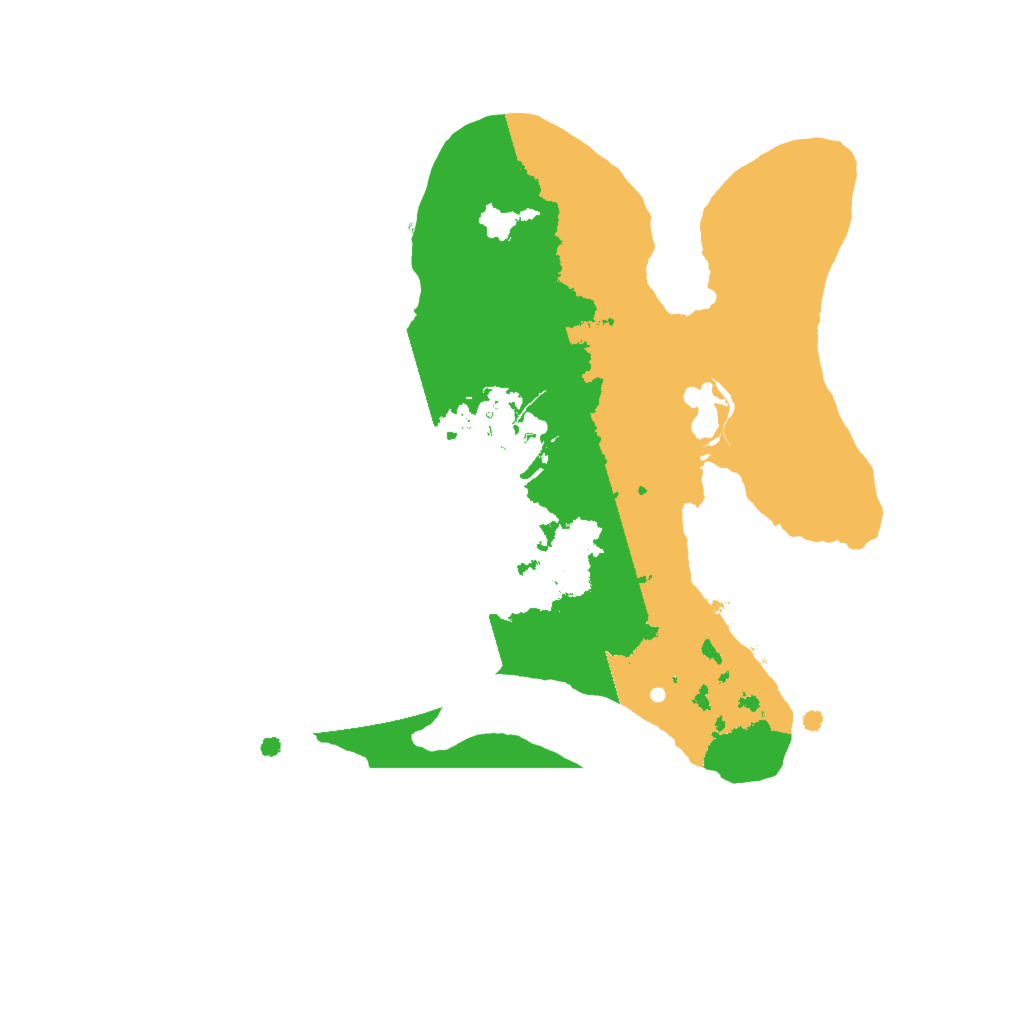 Biome Rust Map: Procedural Map, Size: 2000, Seed: 21042969