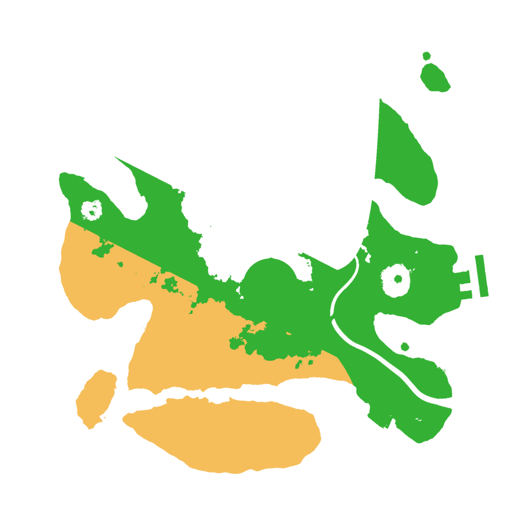 Biome Rust Map: Procedural Map, Size: 2500, Seed: 344039243