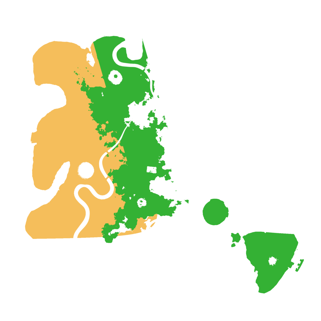 Biome Rust Map: Procedural Map, Size: 3500, Seed: 1226277530
