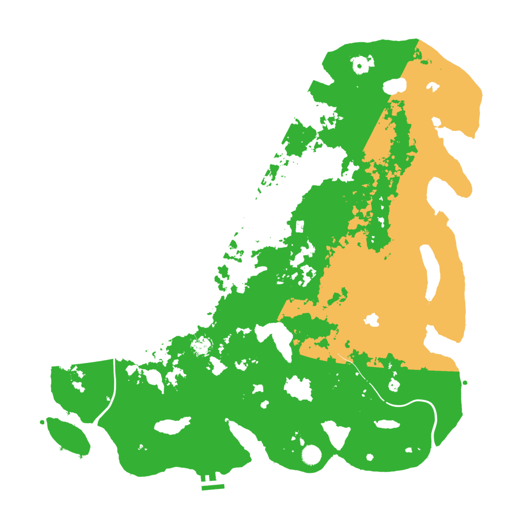 Biome Rust Map: Procedural Map, Size: 4500, Seed: 1678384227