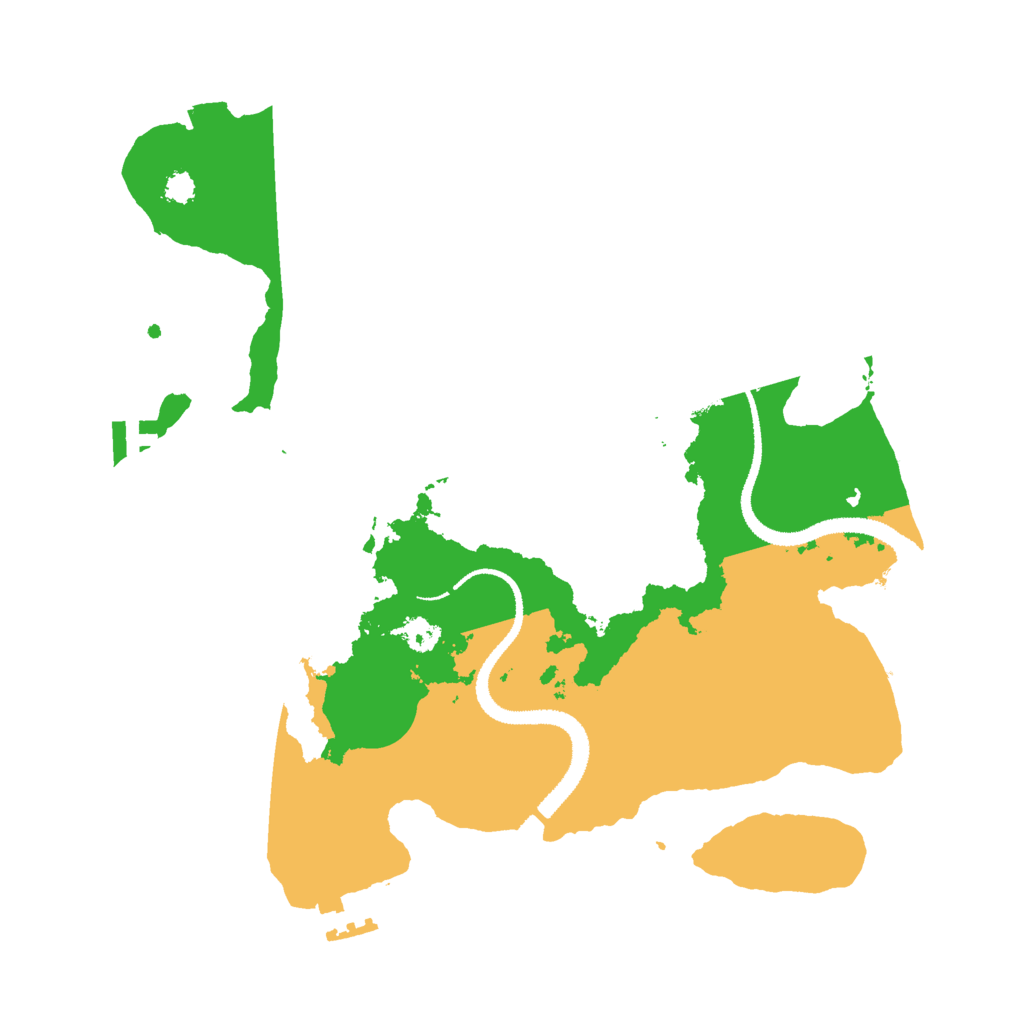 Biome Rust Map: Procedural Map, Size: 3000, Seed: 1772978729