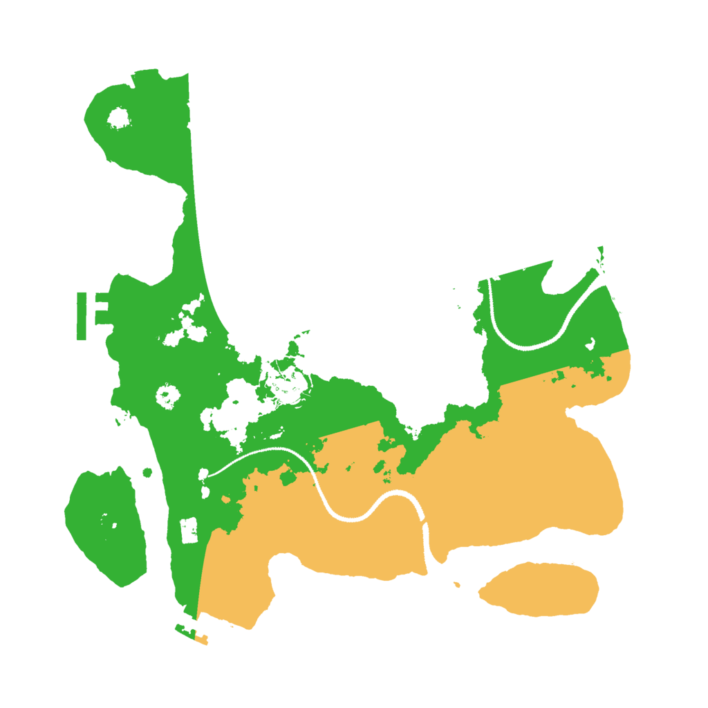 Biome Rust Map: Procedural Map, Size: 3000, Seed: 1772978729