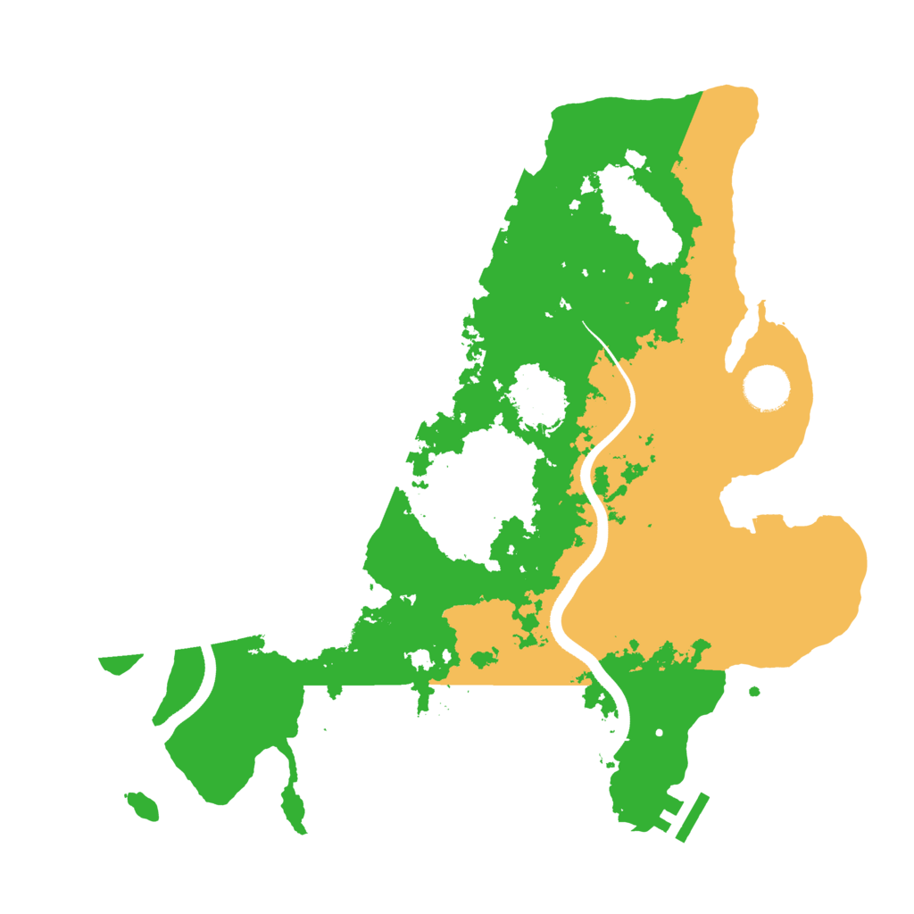 Biome Rust Map: Procedural Map, Size: 3500, Seed: 180359040