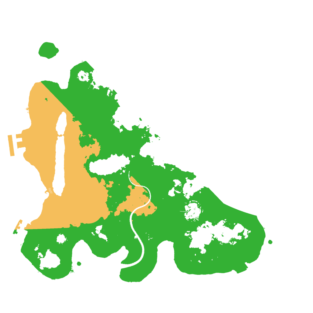 Biome Rust Map: Procedural Map, Size: 3000, Seed: 870222516
