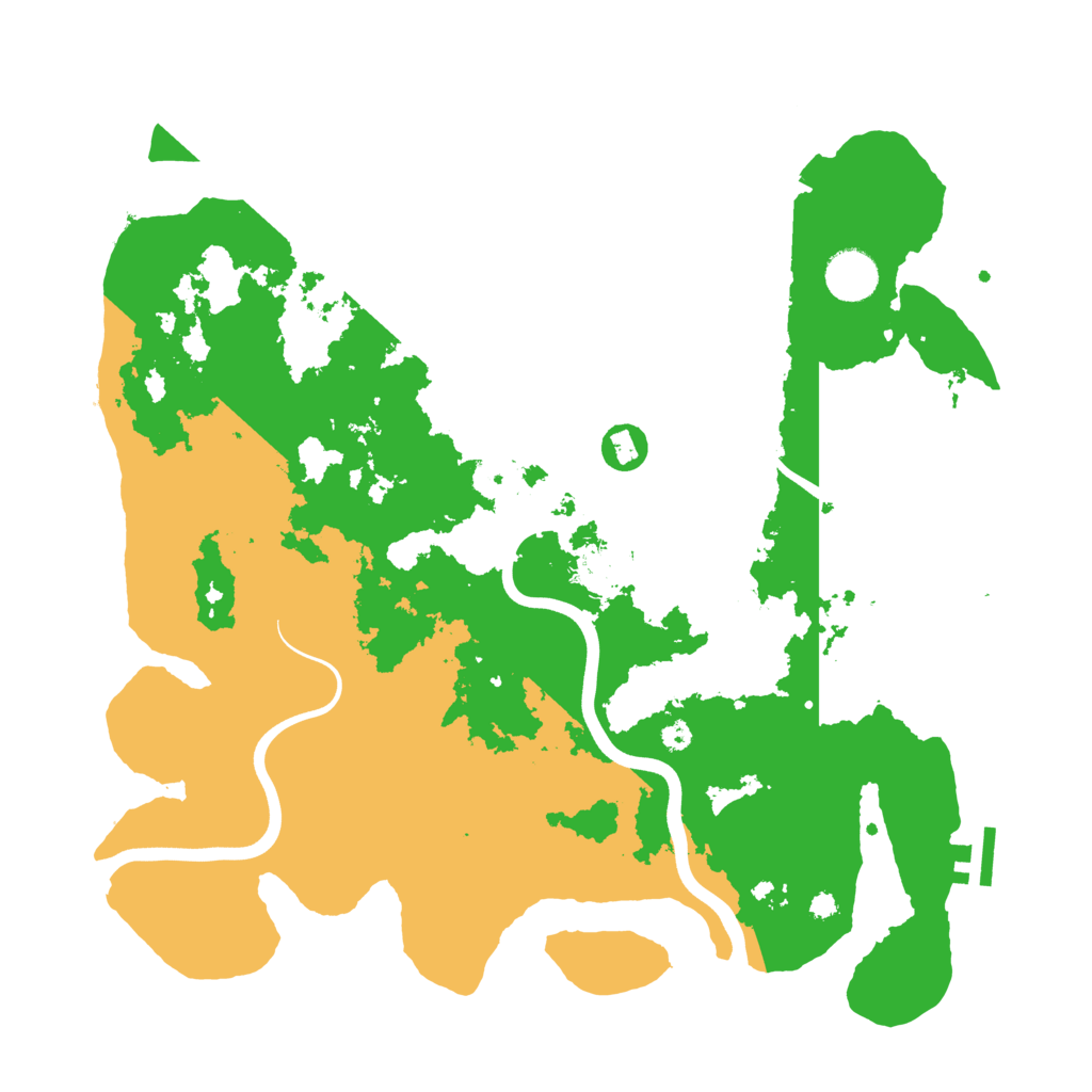 Biome Rust Map: Procedural Map, Size: 3750, Seed: 127557587