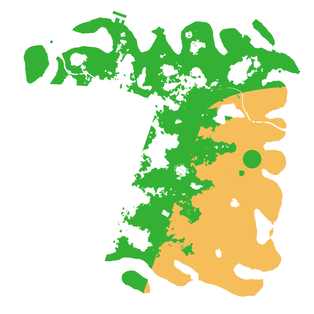 Biome Rust Map: Procedural Map, Size: 4500, Seed: 1014710407
