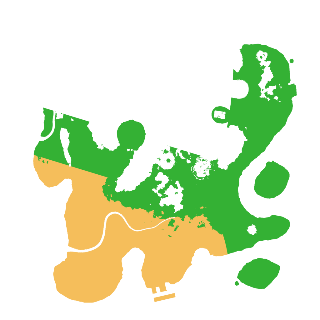Biome Rust Map: Procedural Map, Size: 3000, Seed: 665459441
