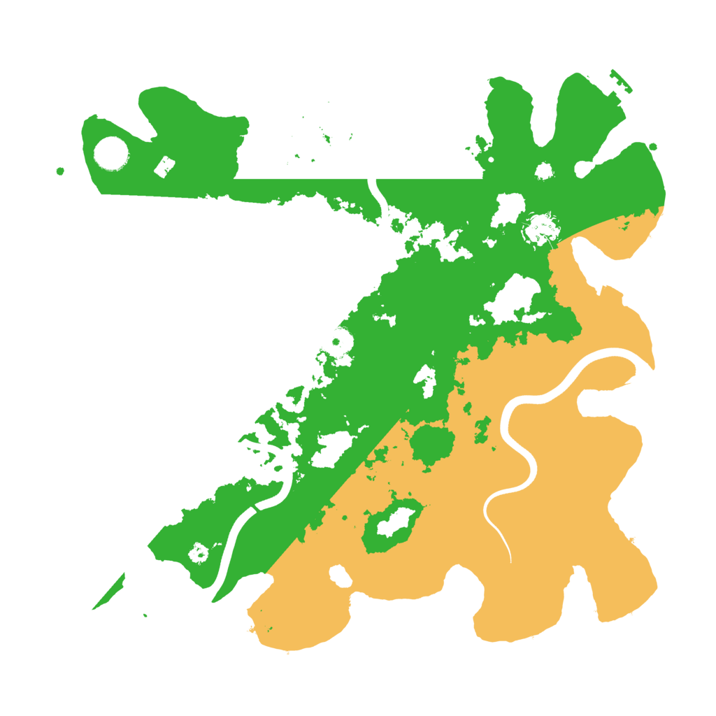 Biome Rust Map: Procedural Map, Size: 3702, Seed: 155