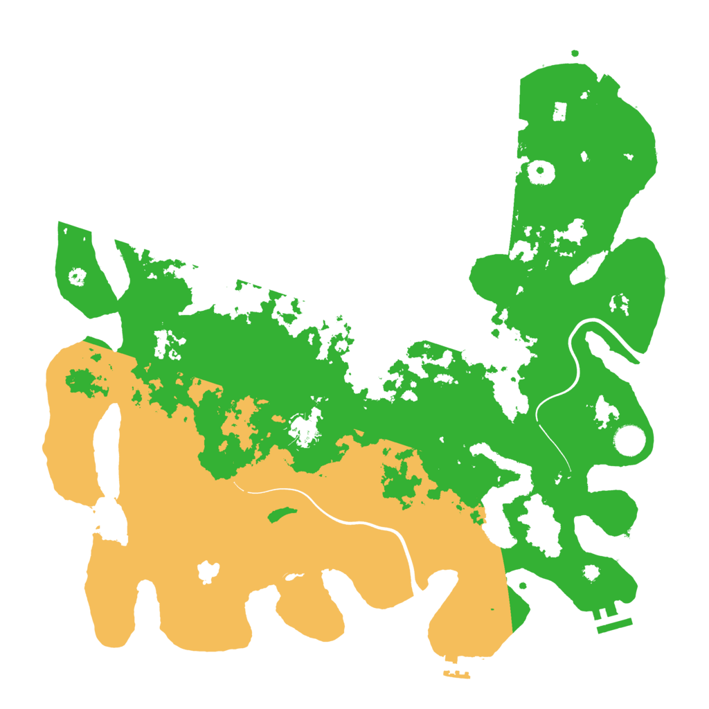 Biome Rust Map: Procedural Map, Size: 4000, Seed: 1161288384