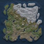Thumbnail Rust Map: Procedural Map, Size: 4000, Seed: 1551466061, 15 Monuments