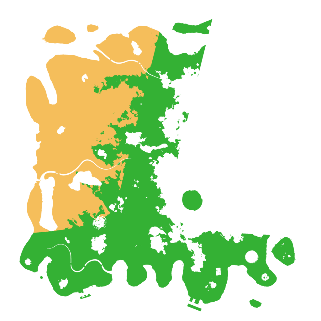 Biome Rust Map: Procedural Map, Size: 4500, Seed: 1134129062