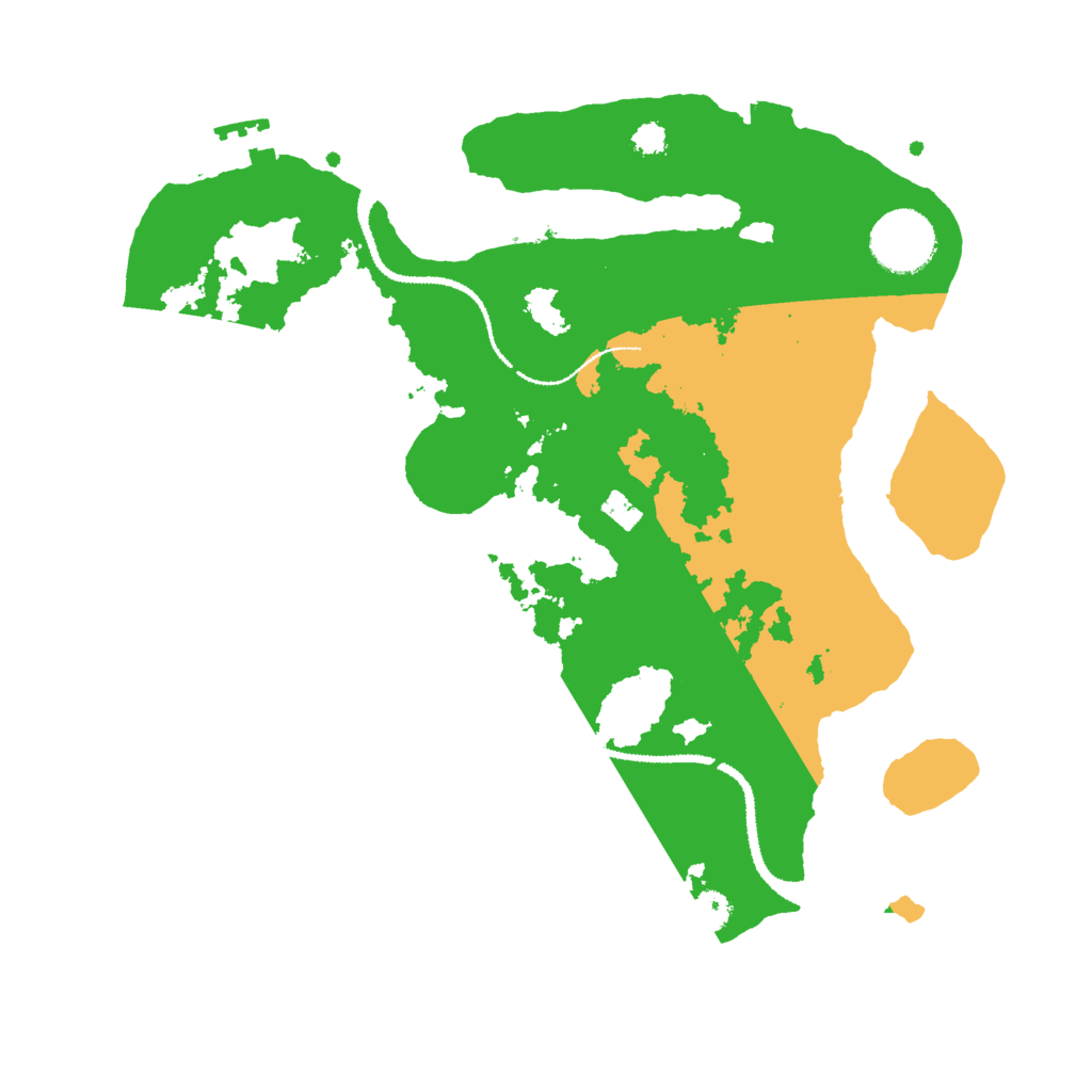 Biome Rust Map: Procedural Map, Size: 3000, Seed: 410167567