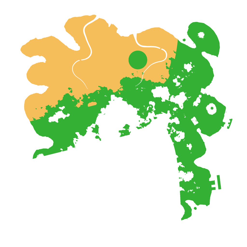 Biome Rust Map: Procedural Map, Size: 3500, Seed: 1535805215