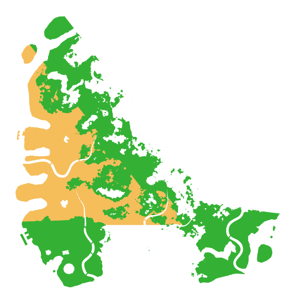 Biome Rust Map: Procedural Map, Size: 5000, Seed: 1485215119