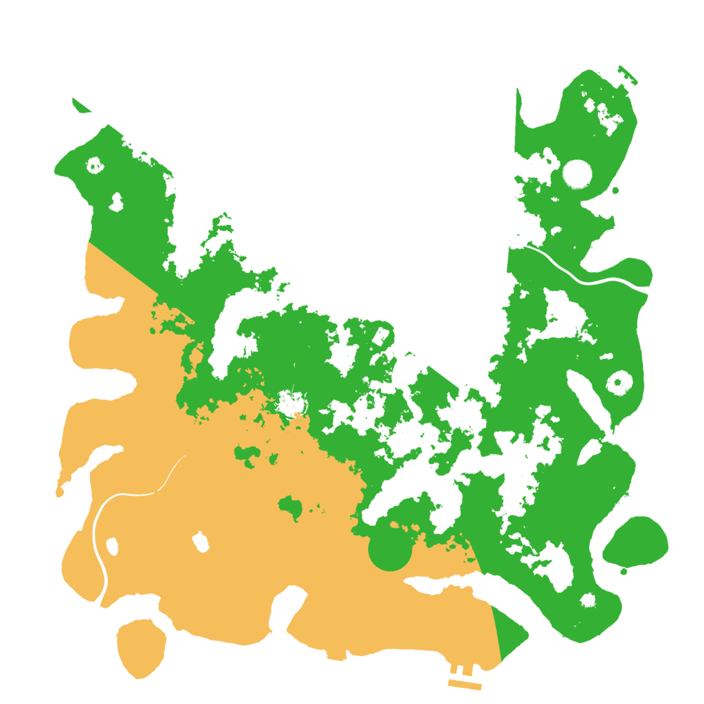 Biome Rust Map: Procedural Map, Size: 4250, Seed: 919714360