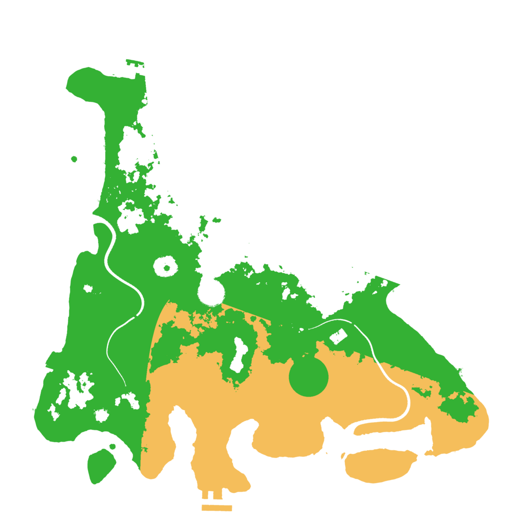 Biome Rust Map: Procedural Map, Size: 3500, Seed: 358732391