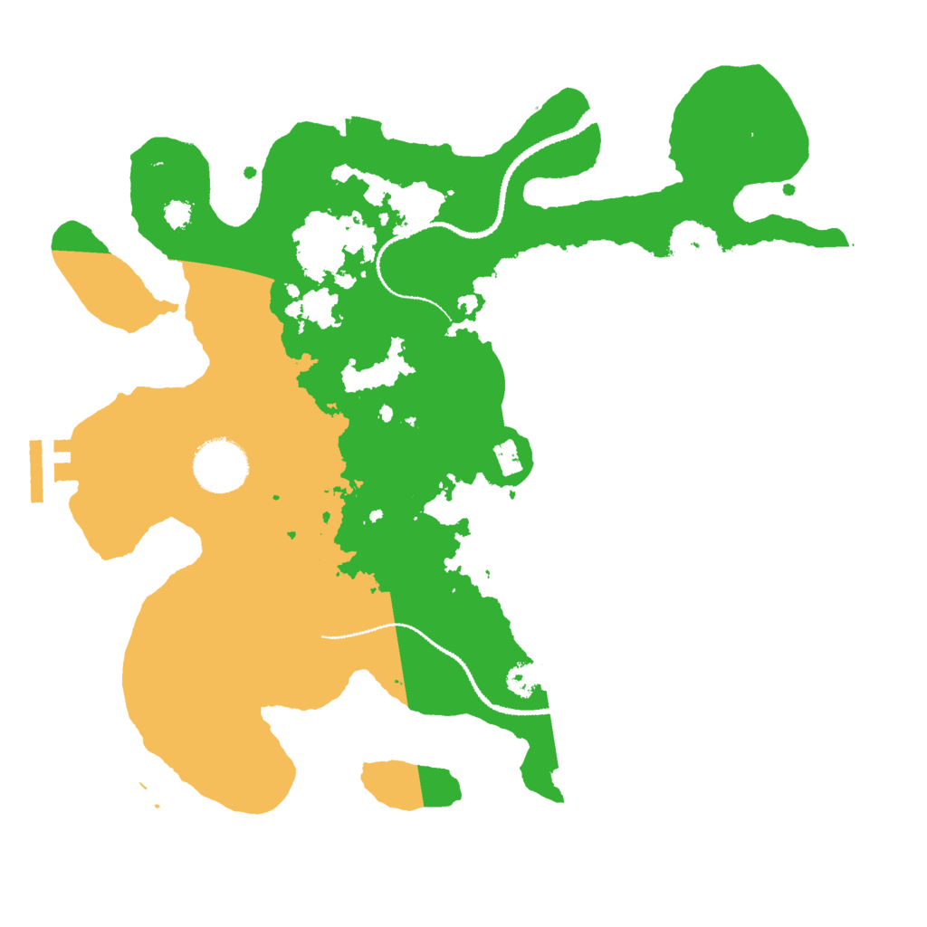 Biome Rust Map: Procedural Map, Size: 3000, Seed: 12362