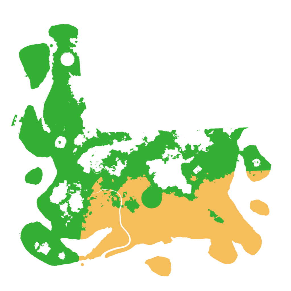 Biome Rust Map: Procedural Map, Size: 3750, Seed: 696911210