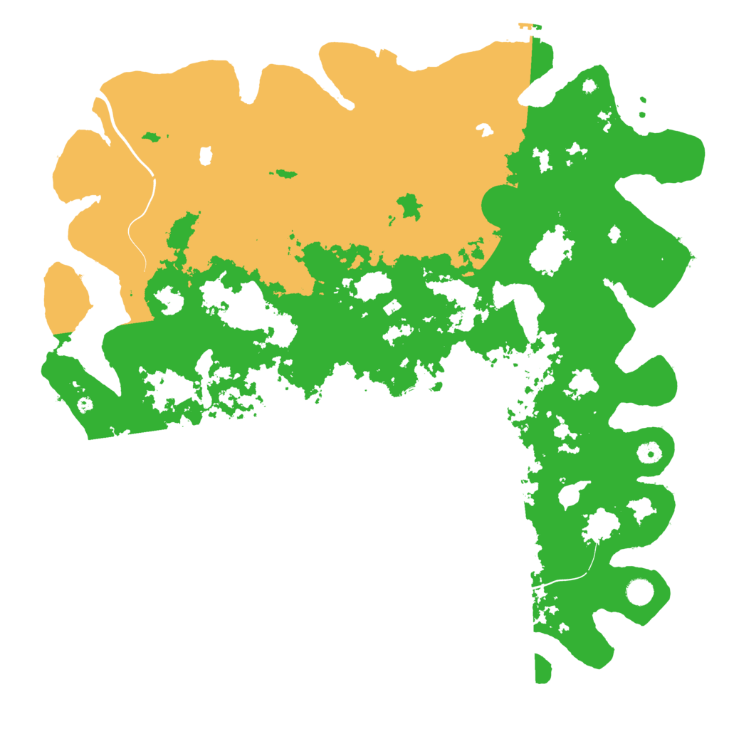Biome Rust Map: Procedural Map, Size: 4750, Seed: 738298710
