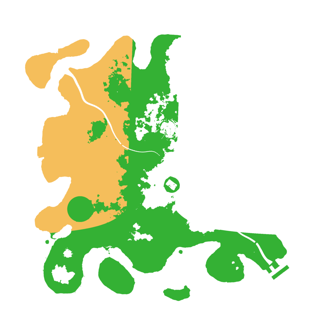 Biome Rust Map: Procedural Map, Size: 3300, Seed: 12561