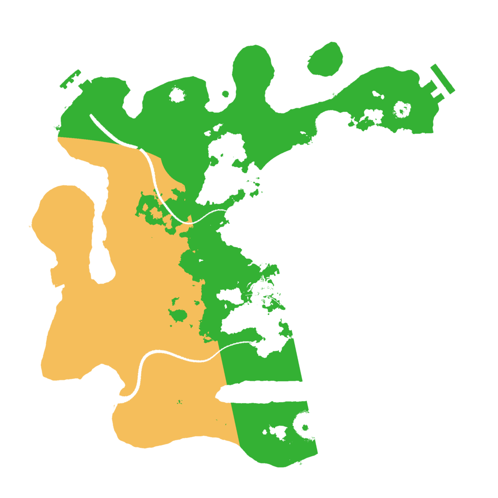 Biome Rust Map: Procedural Map, Size: 3000, Seed: 944188944