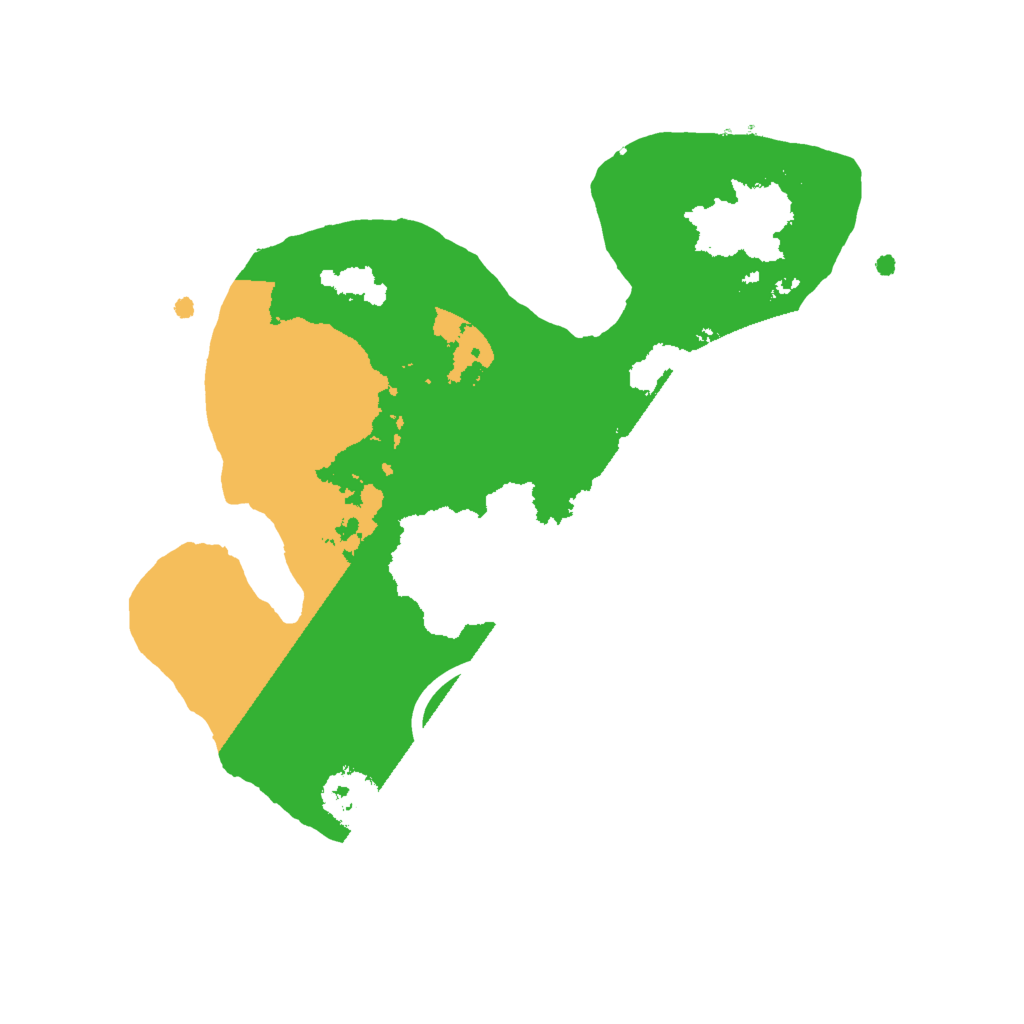 Biome Rust Map: Procedural Map, Size: 2000, Seed: 1258799798