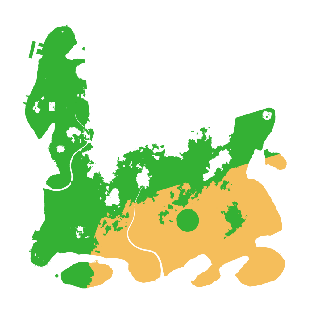 Biome Rust Map: Procedural Map, Size: 3700, Seed: 1147562707