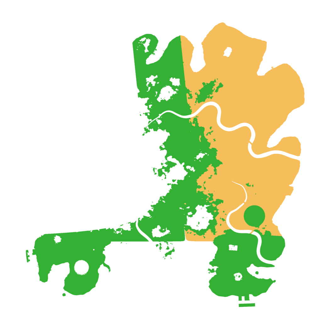 Biome Rust Map: Procedural Map, Size: 4000, Seed: 1148843878