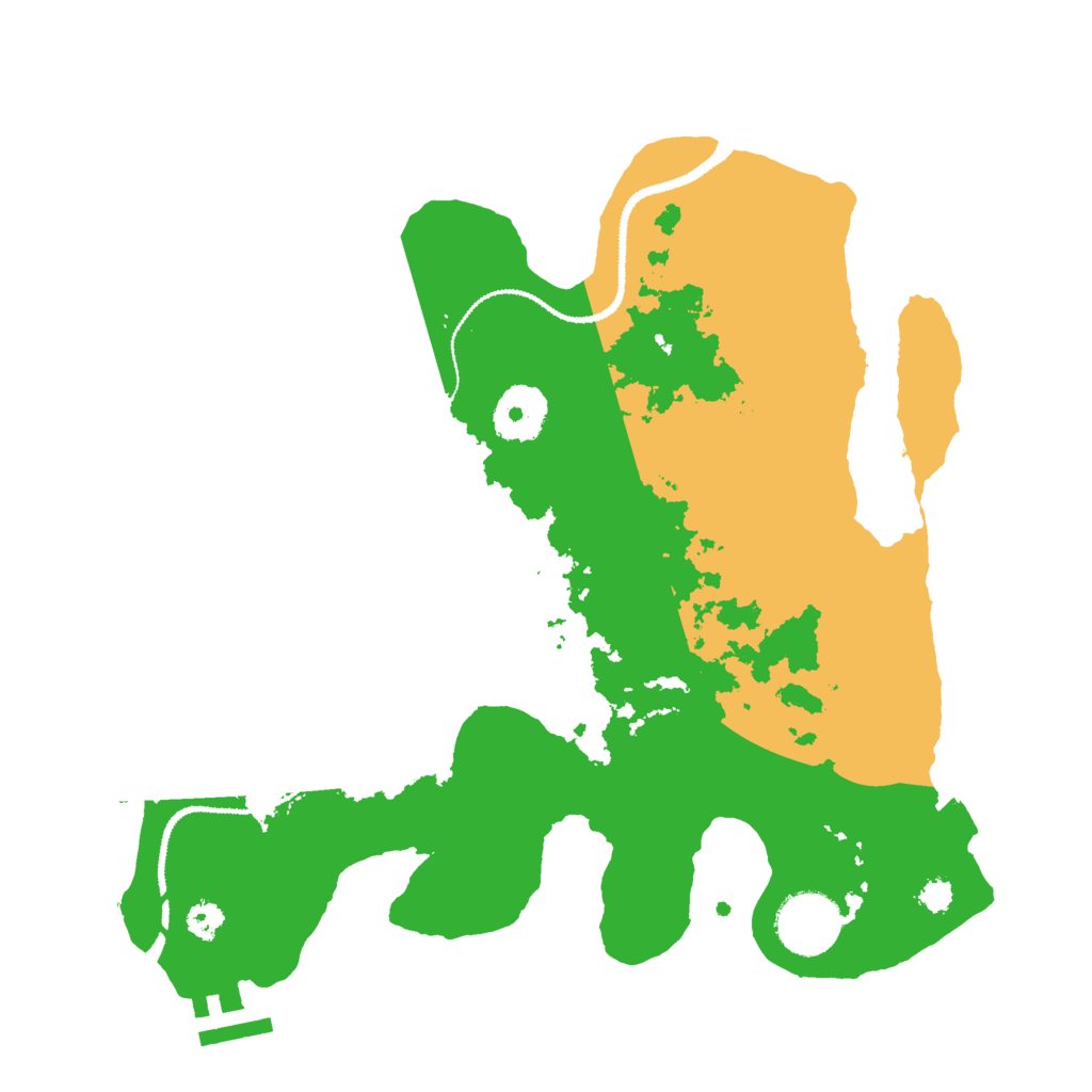 Biome Rust Map: Procedural Map, Size: 3000, Seed: 584839934