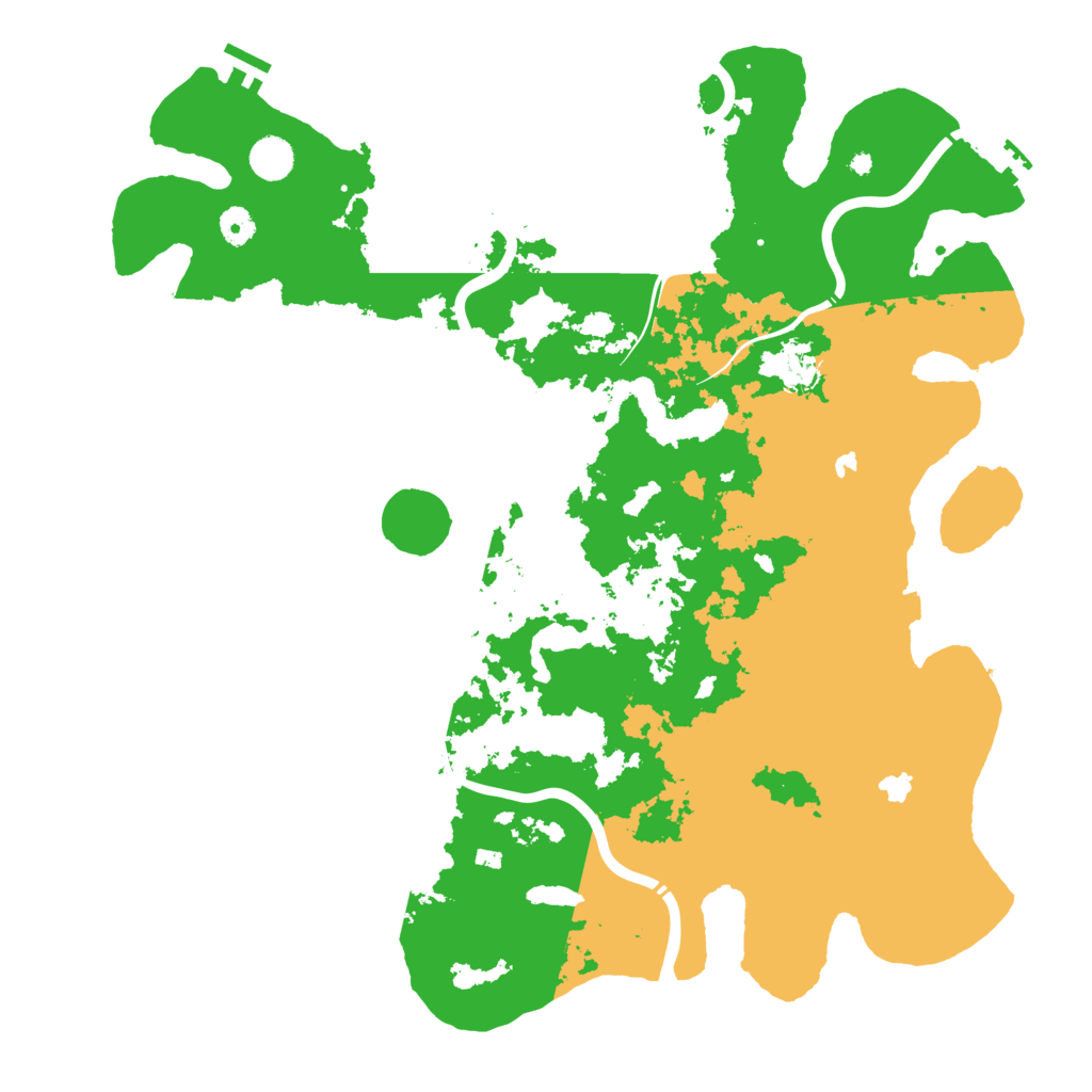 Biome Rust Map: Procedural Map, Size: 4500, Seed: 2031454668