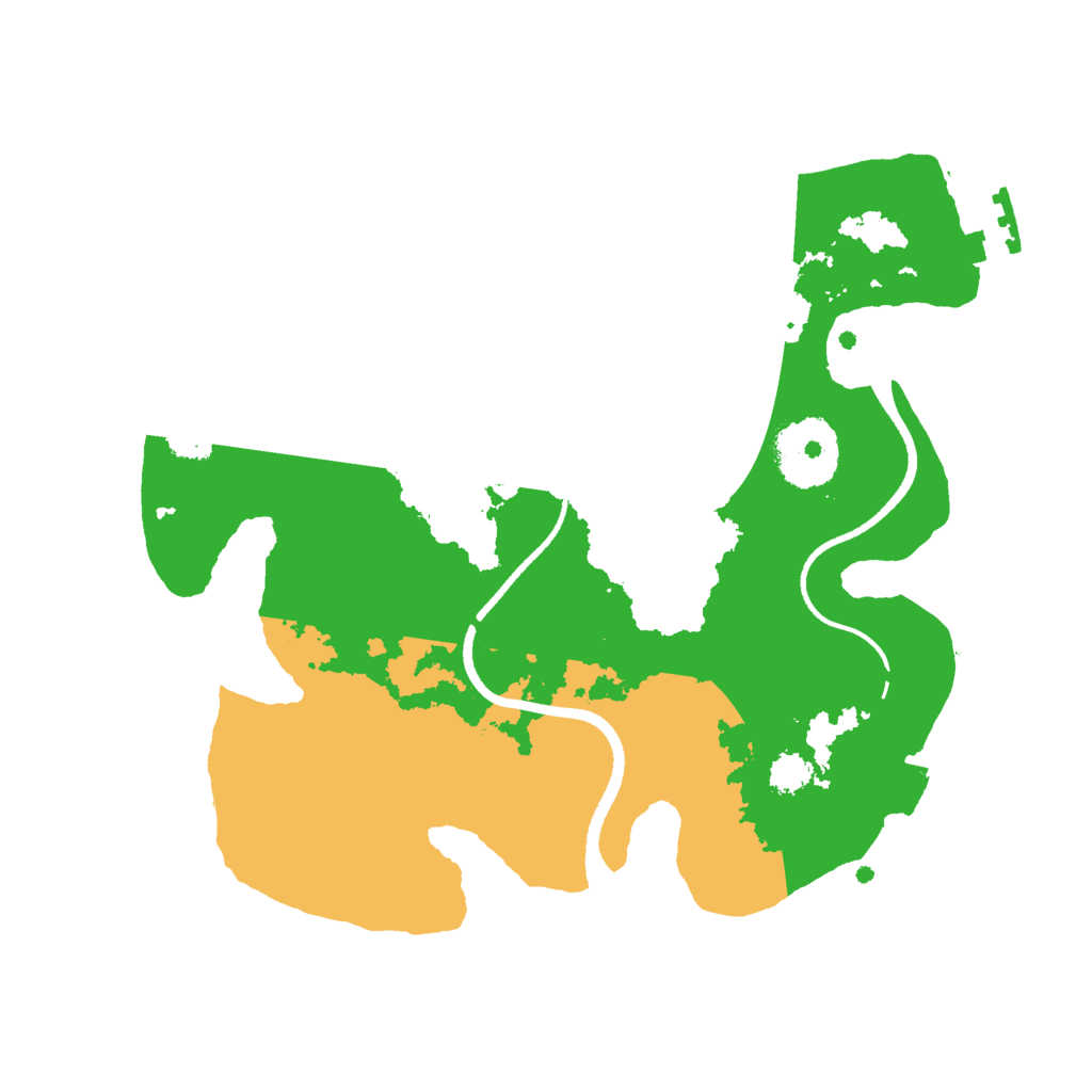 Biome Rust Map: Procedural Map, Size: 2500, Seed: 19804689