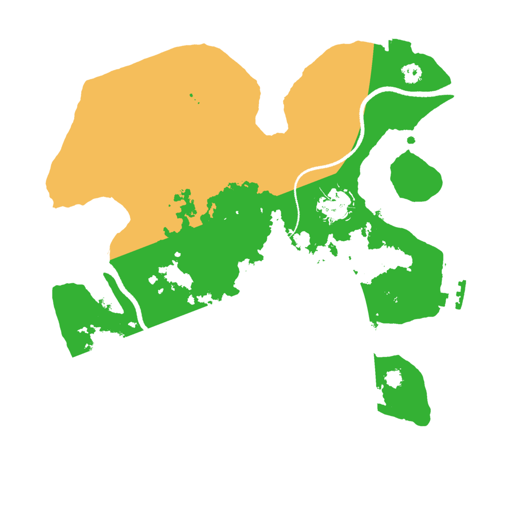 Biome Rust Map: Procedural Map, Size: 2650, Seed: 3452