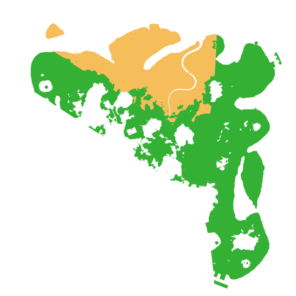 Biome Rust Map: Procedural Map, Size: 3500, Seed: 1456