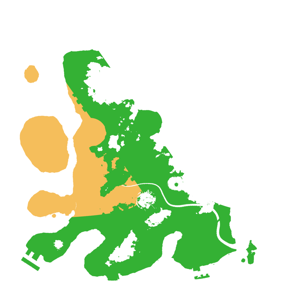 Biome Rust Map: Procedural Map, Size: 3000, Seed: 2100517483