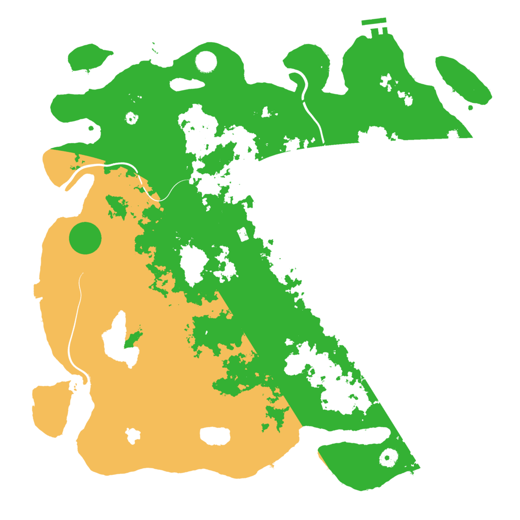 Biome Rust Map: Procedural Map, Size: 4250, Seed: 553497169