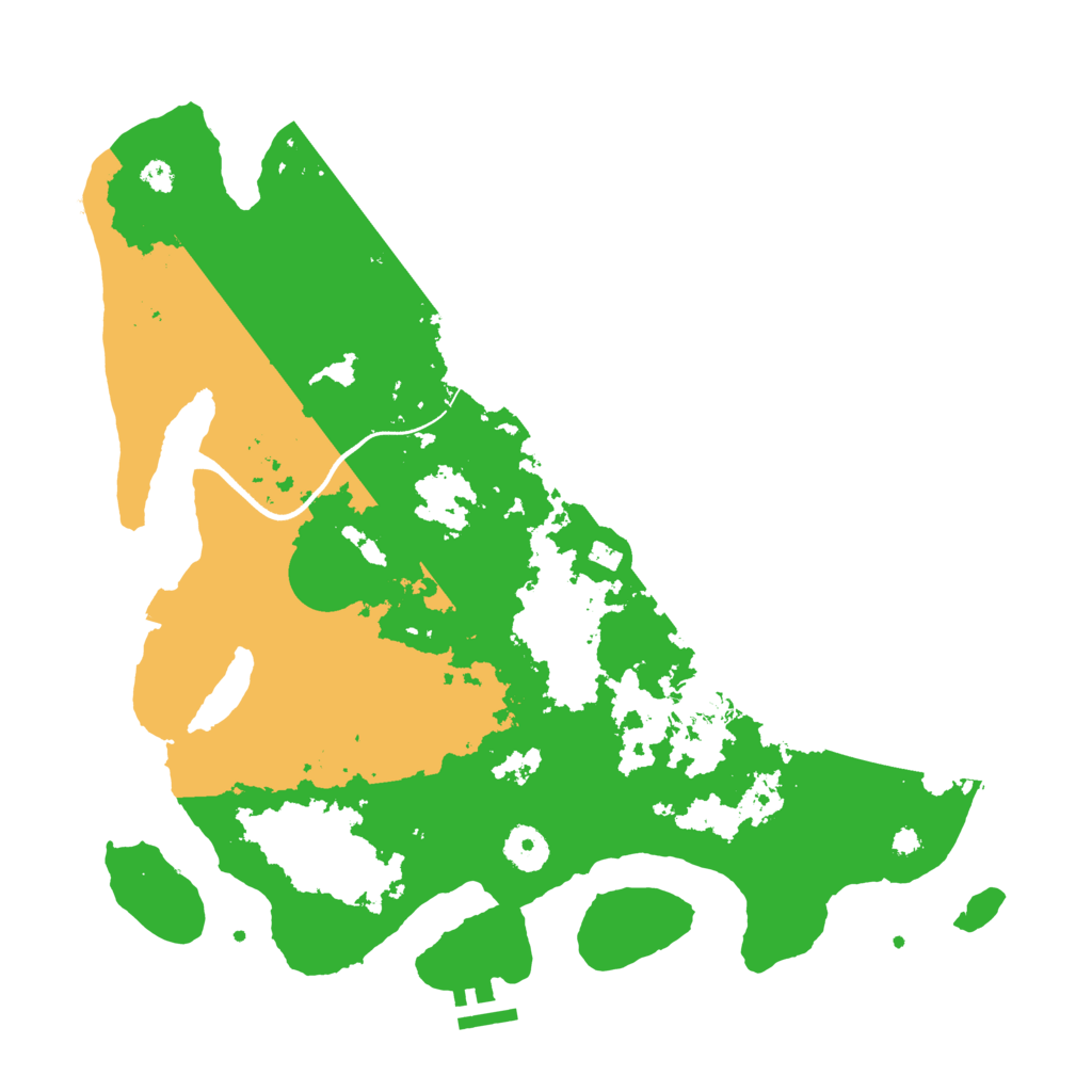 Biome Rust Map: Procedural Map, Size: 3700, Seed: 1285537825