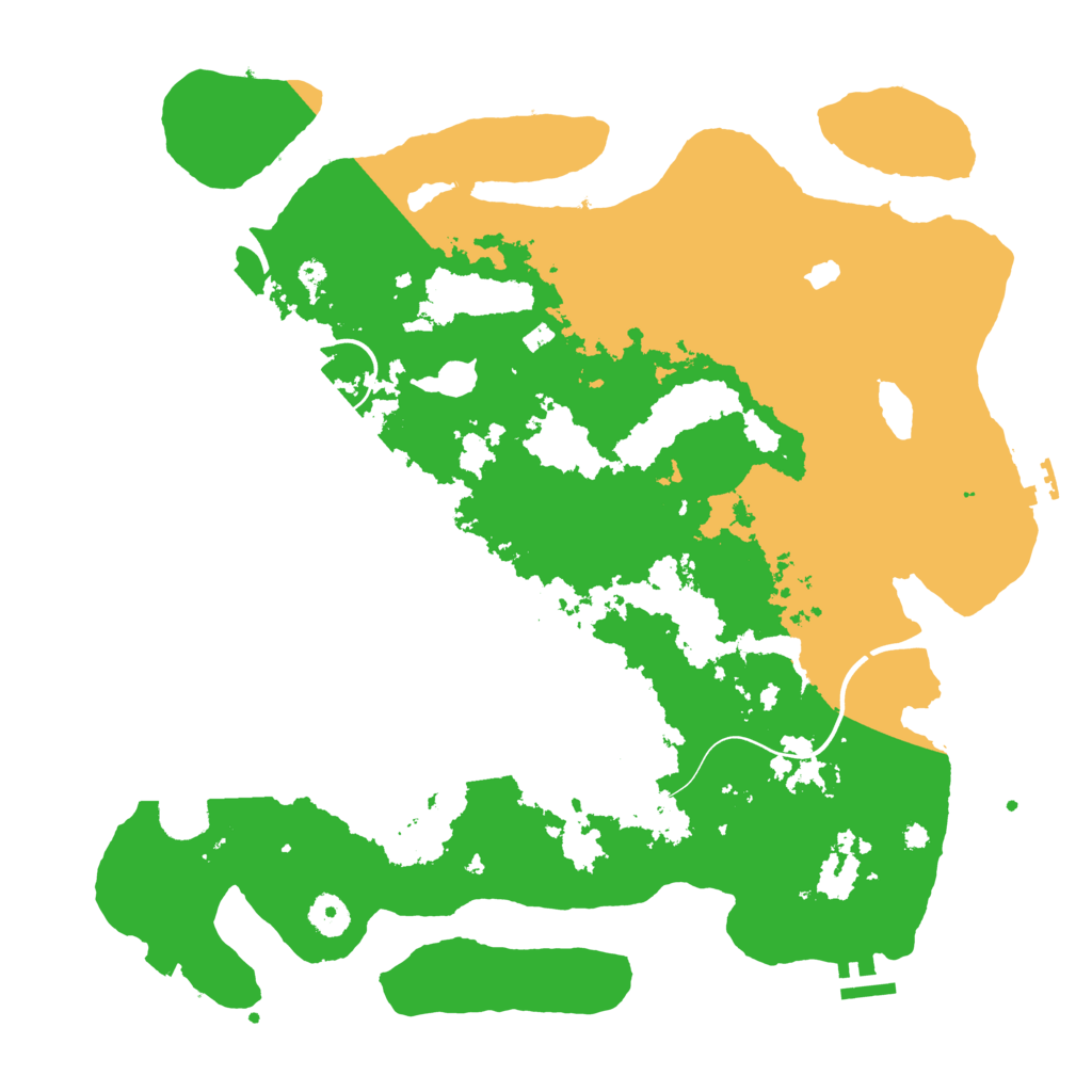 Biome Rust Map: Procedural Map, Size: 4000, Seed: 1698661831