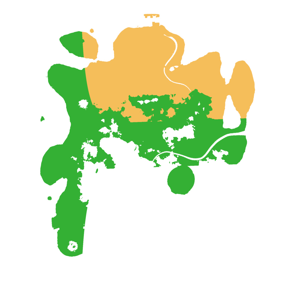 Biome Rust Map: Procedural Map, Size: 3000, Seed: 56461