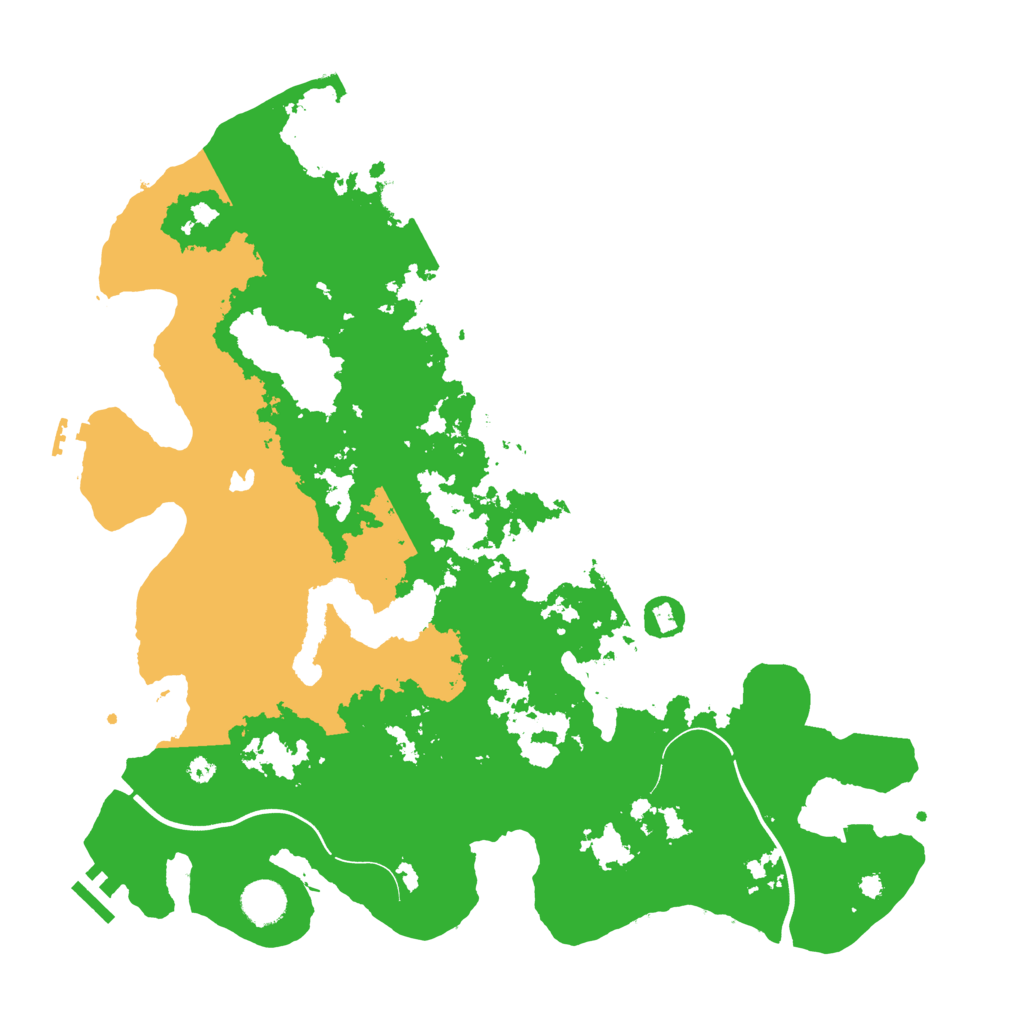 Biome Rust Map: Procedural Map, Size: 4000, Seed: 544629082