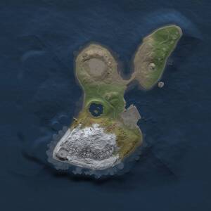 Thumbnail Rust Map: Procedural Map, Size: 1500, Seed: 1955821305, 1 Monuments