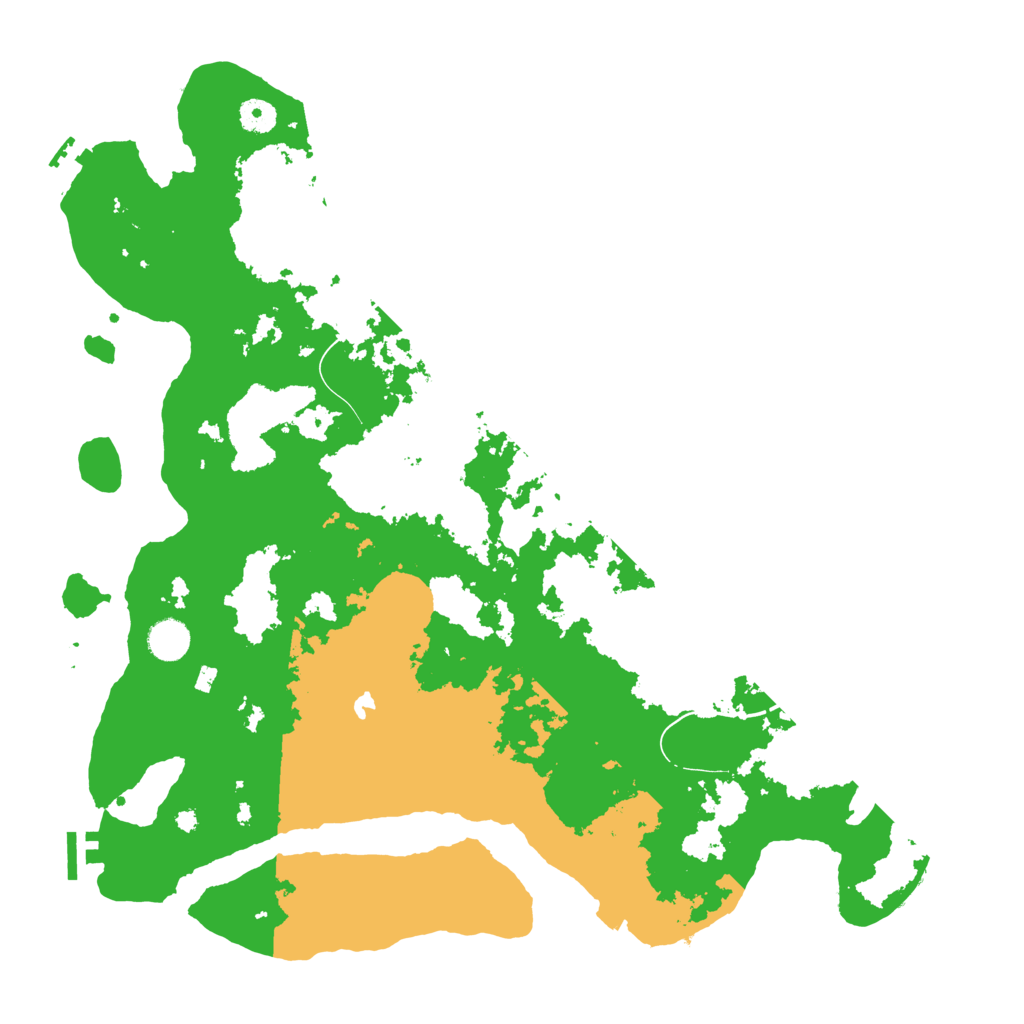 Biome Rust Map: Procedural Map, Size: 4300, Seed: 1300