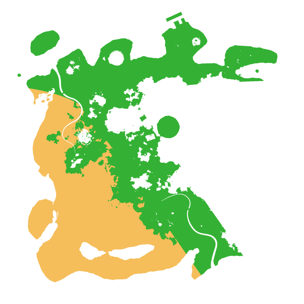 Biome Rust Map: Procedural Map, Size: 3650, Seed: 1015813789